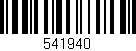 Código de barras (EAN, GTIN, SKU, ISBN): '541940'