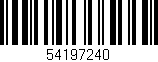 Código de barras (EAN, GTIN, SKU, ISBN): '54197240'