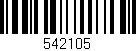 Código de barras (EAN, GTIN, SKU, ISBN): '542105'