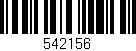 Código de barras (EAN, GTIN, SKU, ISBN): '542156'