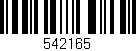 Código de barras (EAN, GTIN, SKU, ISBN): '542165'