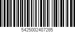 Código de barras (EAN, GTIN, SKU, ISBN): '5425002407285'