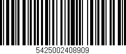 Código de barras (EAN, GTIN, SKU, ISBN): '5425002408909'