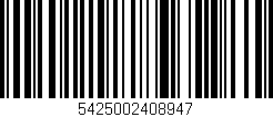 Código de barras (EAN, GTIN, SKU, ISBN): '5425002408947'