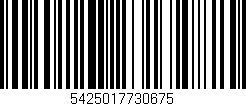 Código de barras (EAN, GTIN, SKU, ISBN): '5425017730675'