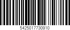 Código de barras (EAN, GTIN, SKU, ISBN): '5425017730910'