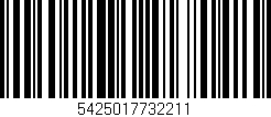 Código de barras (EAN, GTIN, SKU, ISBN): '5425017732211'