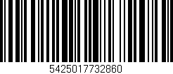 Código de barras (EAN, GTIN, SKU, ISBN): '5425017732860'