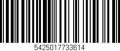 Código de barras (EAN, GTIN, SKU, ISBN): '5425017733614'