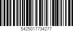 Código de barras (EAN, GTIN, SKU, ISBN): '5425017734277'