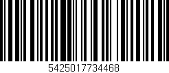 Código de barras (EAN, GTIN, SKU, ISBN): '5425017734468'