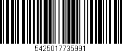 Código de barras (EAN, GTIN, SKU, ISBN): '5425017735991'