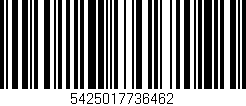 Código de barras (EAN, GTIN, SKU, ISBN): '5425017736462'