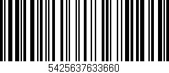 Código de barras (EAN, GTIN, SKU, ISBN): '5425637633660'