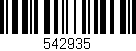 Código de barras (EAN, GTIN, SKU, ISBN): '542935'