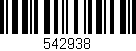 Código de barras (EAN, GTIN, SKU, ISBN): '542938'