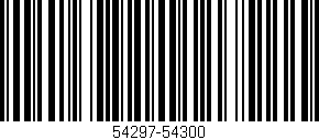 Código de barras (EAN, GTIN, SKU, ISBN): '54297-54300'