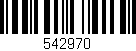 Código de barras (EAN, GTIN, SKU, ISBN): '542970'