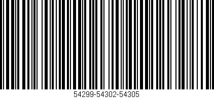 Código de barras (EAN, GTIN, SKU, ISBN): '54299-54302-54305'