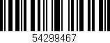 Código de barras (EAN, GTIN, SKU, ISBN): '54299467'