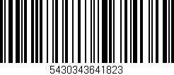Código de barras (EAN, GTIN, SKU, ISBN): '5430343641823'