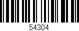 Código de barras (EAN, GTIN, SKU, ISBN): '54304'