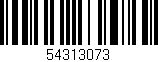Código de barras (EAN, GTIN, SKU, ISBN): '54313073'
