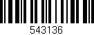Código de barras (EAN, GTIN, SKU, ISBN): '543136'
