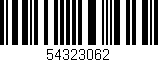 Código de barras (EAN, GTIN, SKU, ISBN): '54323062'