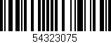 Código de barras (EAN, GTIN, SKU, ISBN): '54323075'