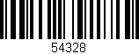 Código de barras (EAN, GTIN, SKU, ISBN): '54328'