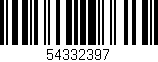 Código de barras (EAN, GTIN, SKU, ISBN): '54332397'