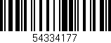 Código de barras (EAN, GTIN, SKU, ISBN): '54334177'