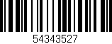 Código de barras (EAN, GTIN, SKU, ISBN): '54343527'
