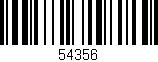 Código de barras (EAN, GTIN, SKU, ISBN): '54356'