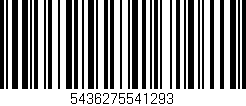Código de barras (EAN, GTIN, SKU, ISBN): '5436275541293'