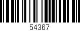 Código de barras (EAN, GTIN, SKU, ISBN): '54367'