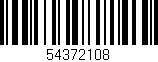 Código de barras (EAN, GTIN, SKU, ISBN): '54372108'