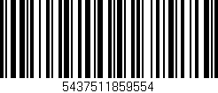 Código de barras (EAN, GTIN, SKU, ISBN): '5437511859554'