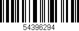 Código de barras (EAN, GTIN, SKU, ISBN): '54396294'
