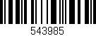 Código de barras (EAN, GTIN, SKU, ISBN): '543985'