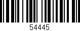 Código de barras (EAN, GTIN, SKU, ISBN): '54445'