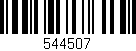 Código de barras (EAN, GTIN, SKU, ISBN): '544507'