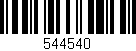 Código de barras (EAN, GTIN, SKU, ISBN): '544540'