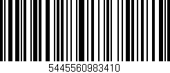 Código de barras (EAN, GTIN, SKU, ISBN): '5445560983410'