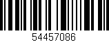 Código de barras (EAN, GTIN, SKU, ISBN): '54457086'
