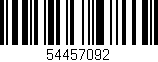 Código de barras (EAN, GTIN, SKU, ISBN): '54457092'