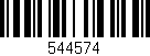 Código de barras (EAN, GTIN, SKU, ISBN): '544574'