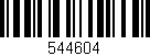 Código de barras (EAN, GTIN, SKU, ISBN): '544604'