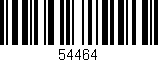 Código de barras (EAN, GTIN, SKU, ISBN): '54464'